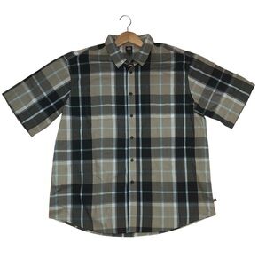 Dickies Plaid Relaxed Fit Button Down Shirt XL